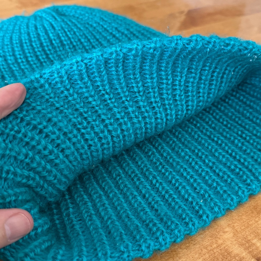 Cozy Blue Knit Beanie